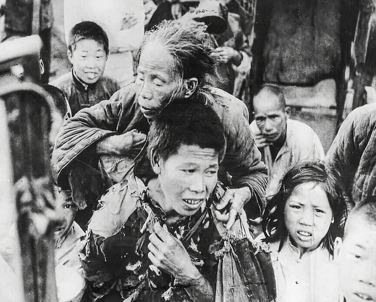Погибло китайцев во второй мировой. Мао Цзэдун Великий голод. Великий голод в Китае Мао Цзэдун. Великий китайский голод 1959-1961.